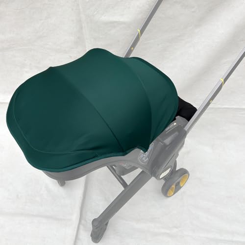 Image of Stroller Accessory Washing Kit Textile Set, Colorful Canopy & Water Resistance Soft Cushion Compatible with DOONA CAR SEAT Strollers (Olive Green)
