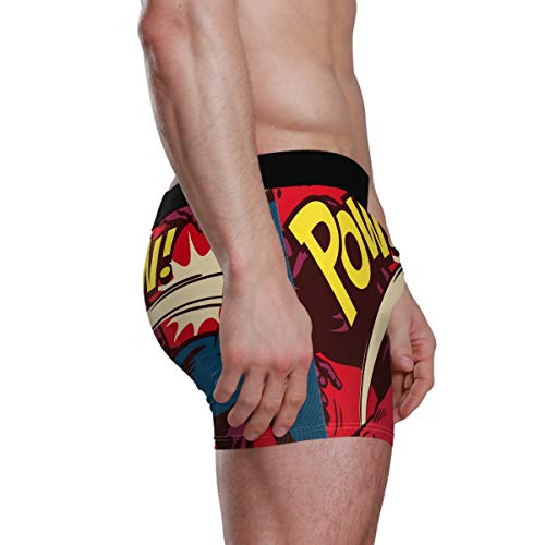 SUABO Men's Father's Valentines Boxer Briefs No Ride-up Comfortable Breathable 1 Pack Underwear4