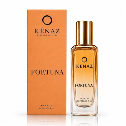 Image of KENAZ Fortuna Long Lasting Perfume For Men & Women 20ML | Dubai Crafted | Floral Fruity With Orange Blossom & Patchouli | Unisex Parfum | 20% Fragrance Oil