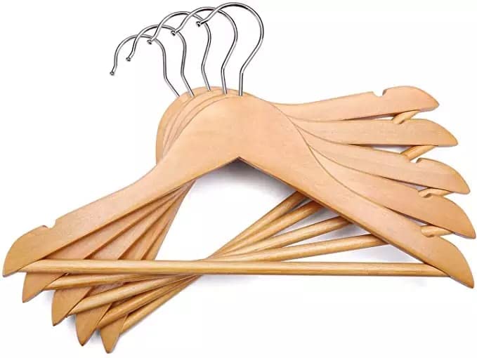 Image of Wooden Children Kids Hanger (10)