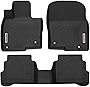 OEDRO Floor Mats Compatible for 2017-2023 Mazda CX-5, Unique Black TPE All-Weather Guard Includes 1st and 2nd Row: Front, Rear, Full Set Liners