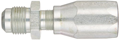 Image of EATON Weatherhead 24708N-308 Flare Male Rigid Fitting, SAE 45 Degree, AISI /SAE 12L14 Carbon Steel, 13 /32 inch Hose ID, 1 /2 inch Tube Size