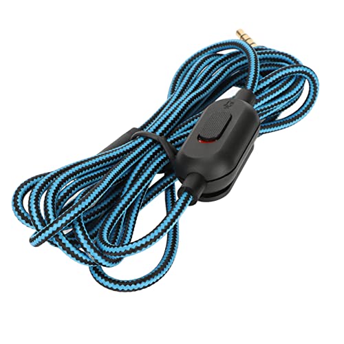 Cable de sustitución para G Pro con conectores precisos y control de volumen azul 5