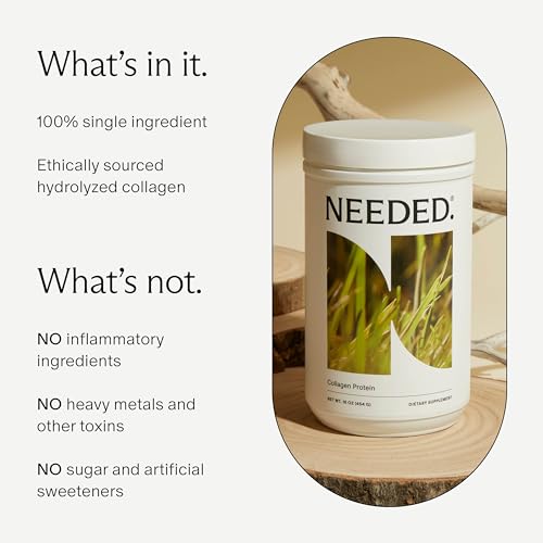 Needed. Expertly-Formulated & Tested Prenatal Hydrolyzed Collagen Protein Powder for Pregnancy, Breastfeeding, & Postpartum | Grass-fed, Pasture-Raised, Hormone-Free | 1lb - Thumbnail 7