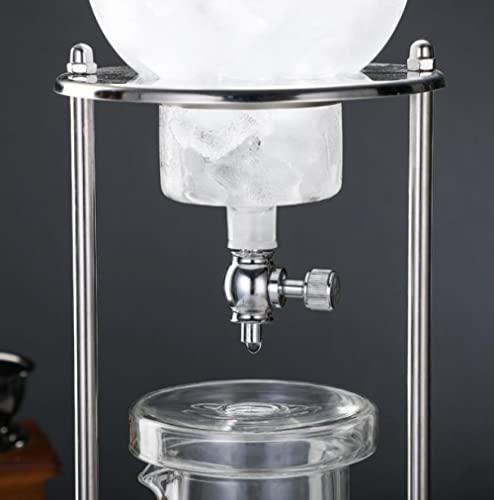 IJsdruppelkoffiezetapparaat, glas koud gezette koffiezetapparaat, geschikt voor thuiskantoor 600 ml, kan koude thee en koude koffie zetten - Image 8
