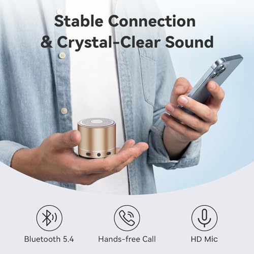 Mini haut-parleur Bluetooth étanche IP7 avec son surround stéréo HD - 3