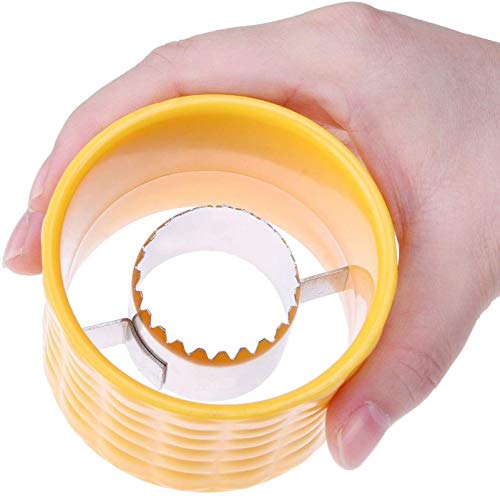 Image of Livello Corn Cutter, Stripping Kernels Remover with Stainless Steel Blades and Hand Protector Corn Peeler Manual and Portable Mini Circular Shaving Thresher, Kitchen Gadgets (Multicolored) Pack of-3