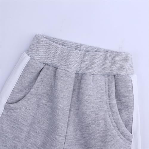 Boys Active Jogger Sweatpants Fleece Lined Comfortable Casual Athletic Pants with Pockets for Fall Winter Outdoor2