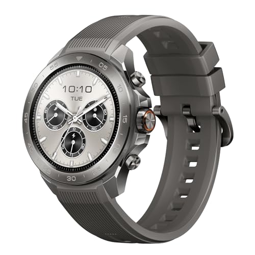 Mibro GS Explorer S Militär Smartwatch GPS mit 1,32" AMOLED Titangehäuse, Offline-Karten für Routenaufzeichnung, 10ATM Wasserdicht, 20-Tage-Akku, Outdoor-Abenteuer, Wandern, Tauchen