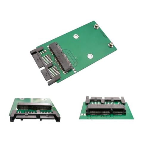 Kalea Informatique - Adaptador de mSATA a MicroSATA, para SSD mini PCIe de tipo mSATA Cover