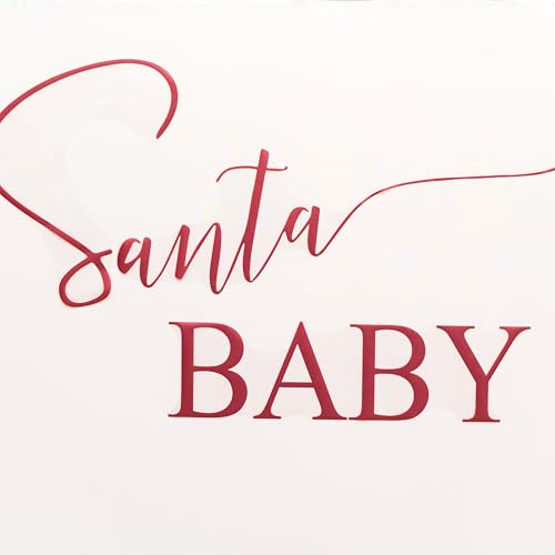 Vinilo Santa Baby para Decoración de Fiesta Navideña miniatura 6
