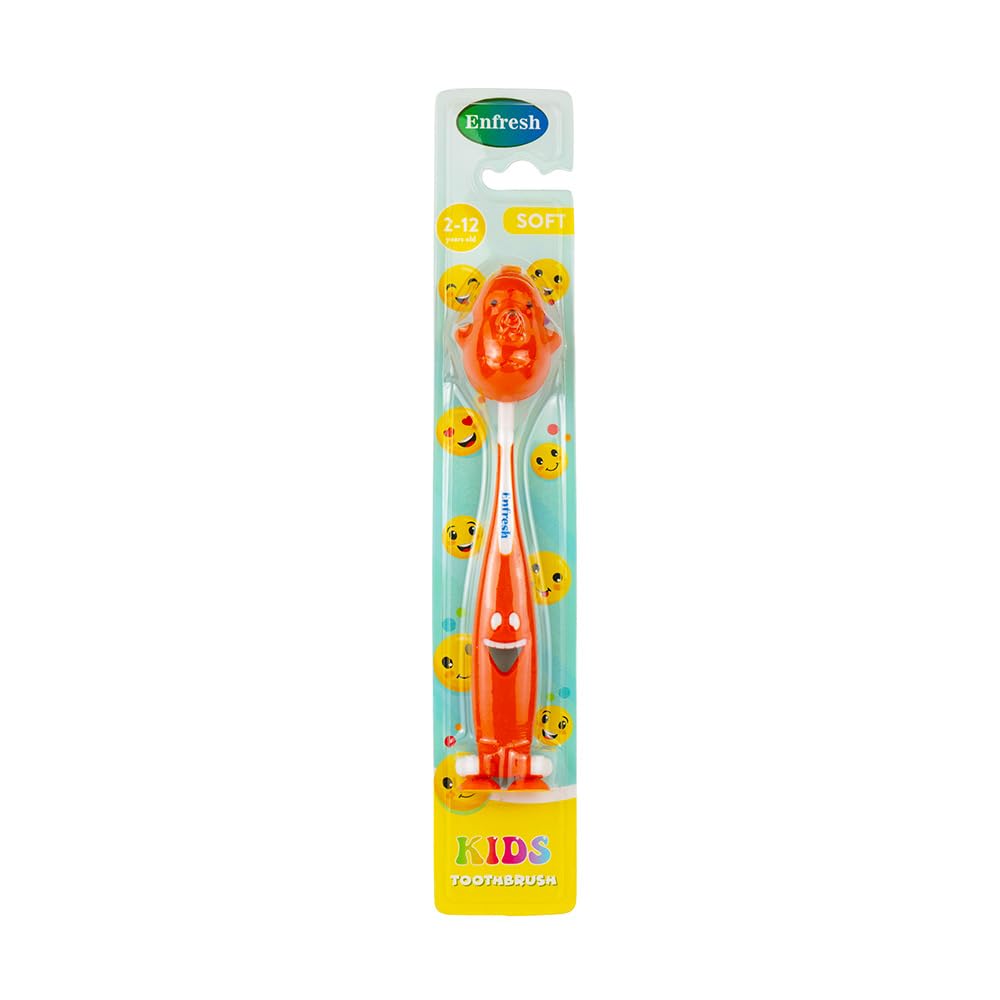 Kids Toothbrush, 2-12Years, Color may vary