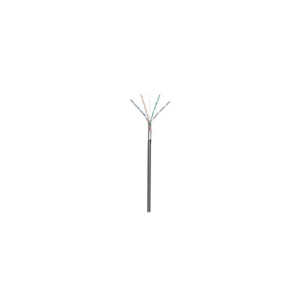 Techly Professional 029167 Matassa F/UTP Cavo Cat.5E CCA 305m Rigido da Esterno Nero Nero