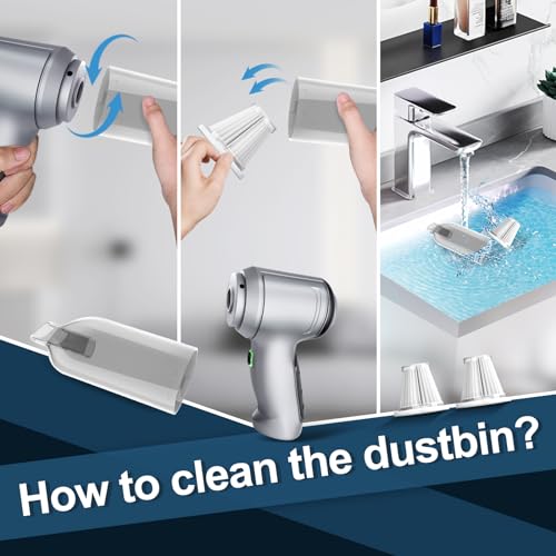 Wotou Car Vacuum Cleaner High Power: 15000Pa Handheld Vacuum 3 In 1 Brushless Motor Cordless Car Vacuum With 2 Speeds Type-C Multi-Nozzles Portable Mini Vacuum For Car Office Desktop Home Cleaning thumb #5