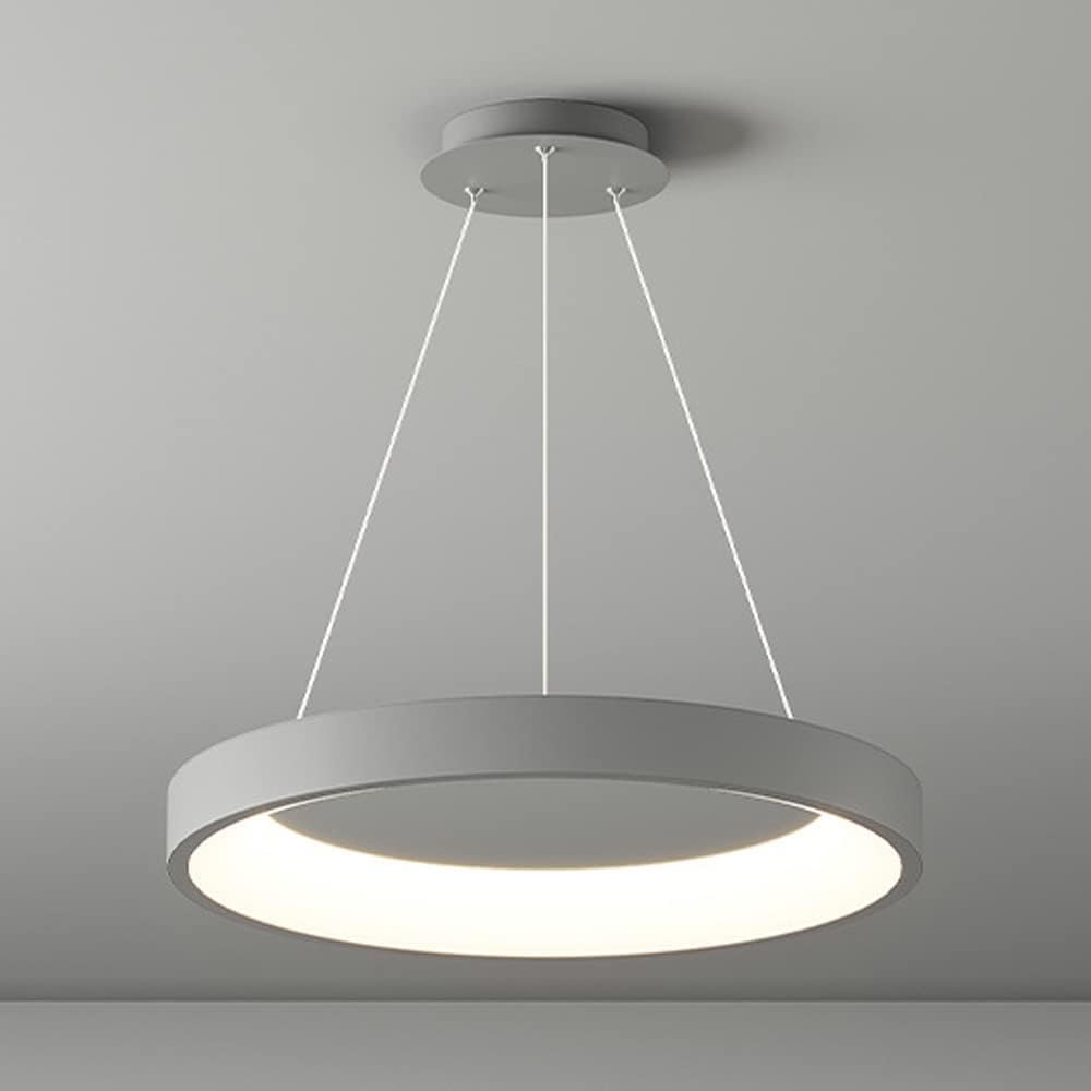 Lampe suspendue cercle LED dimmable lustre plafonnier pour cuisine et foyer