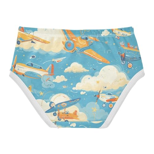 GuoChe Brief Panties Soft and Breathable Panties Organic Underpants for Girls in Sizes 2T,3T, 4T, 5T, 6Y and 8Y2