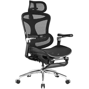 SIHOO Doro C300 Pro Ergonomic Office Chair with Footrest, Ultra-Soft 6D Armrests, Dynamic Lumbar Support, Seat Depth Adjustment and Adjustable Backrest, Big and Tall Desk Chair for Home Offi