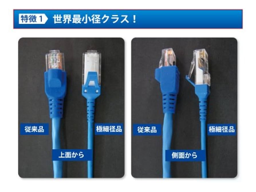 LANケーブル 1m LANケーブル 1m （ブルー・1000BASE-T・より線） EZ5-LAN001BL