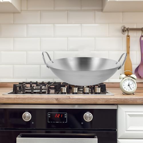Wok de acero inoxidable Cabilock con doble asa miniatura 5