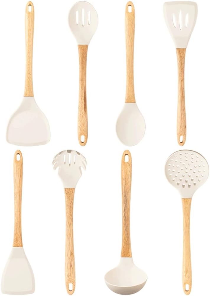 Non Stick Pot Silicone High-temperature Resistant Shovel Soup Spoon Kitchen Utensils Set