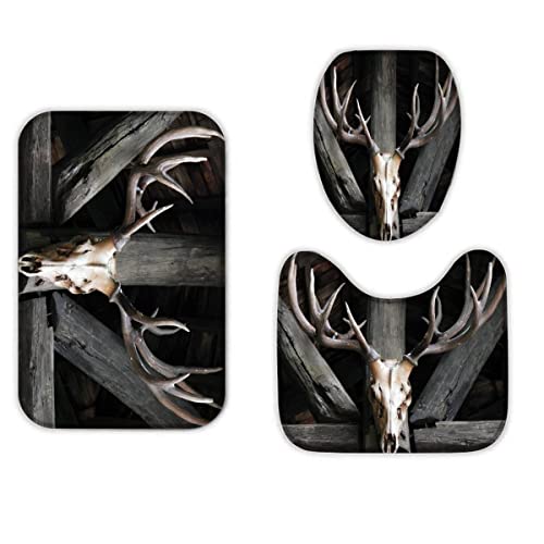 Badematten Set 3D 40x60 REH Badezimmerteppich-Set absorbierend 3-teiliges maschinenwaschbare weich badteppich schnell… – Bild 6