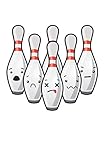 destroyed t shirt women's  Funny Bowlingteam Destroyed Bowling Pins Strike Gift: 6x9 Notebook