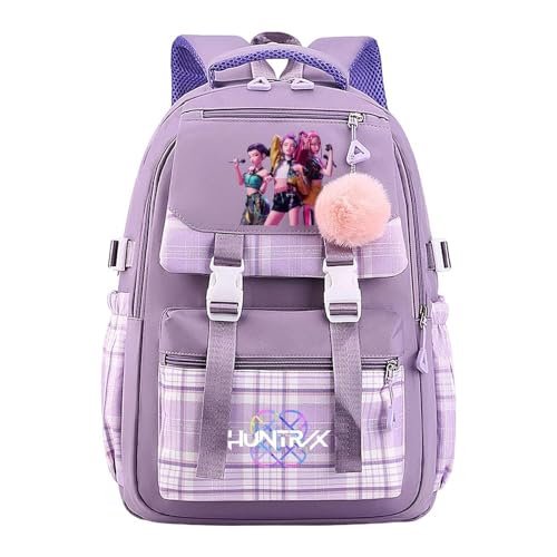 Genérico Mochila escolar KPop D-emon H-unters, mochila de viaje