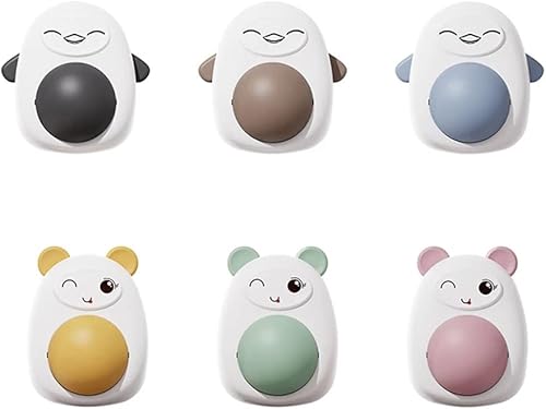 Miniatura 6 de elegantstunning Bola de hierba gatera giratoria de dibujos animados de gato bola comestible para limpieza de dientes juguete molar suministros para