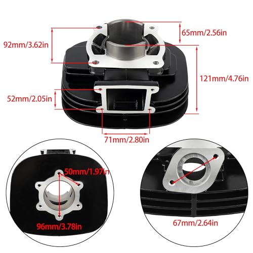 Kit big bore de cilindro para Blaster 200 repuestos de motor 200CC culata y pistón de moto ATV 3