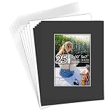 Golden State Art 8x10 Black Picture Mats