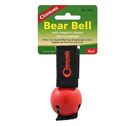 Coghlans ('s Bär Glocke mit Schalldämpfer, unisex, CL Magnetic #0756, rot