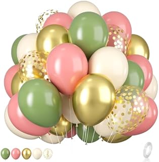 Cow Balloons, 12 Inch Pink Cow Print Balloon Hot Pink Pastel Pink Confetti Pink Helium Latex Balloons for Birthday, Girls, Cow Print Party, Cowgirl Rodeo Party, Farm Party Decorations Supplies