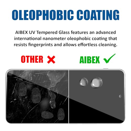 Image of AIBEX Military-Grade Tempered Glass Screen Protector Compatible for Motorola Moto G34 5G / Motorola Moto G45 5G with Edge to Edge Coverage and Easy Installation kit