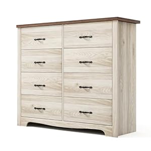LINSY HOME 8 Drawers Dresser for Bedroom, Wood Bedroom Dresser Modern Drawer Chest, 8 Chest of Drawer, Tall Dresser for Closet, Dressers Organizer for Living Room, Closet, Hallway LINSY HOME 8 Drawers Dresser for Bedroom Wood Bedroom Dresser Modern Drawer Chest 8 Chest of Drawer Tall Dresser for Closet Dressers Organizer for Living Room Closet Hallway
