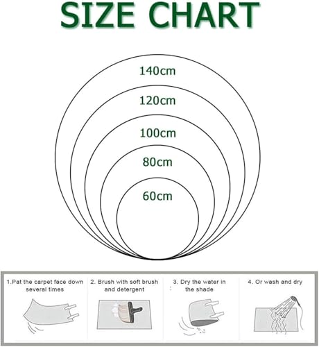Coussin de protection pour chaise de jeu rond de 100cm modèle A