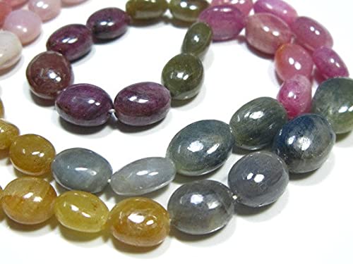 Saphirs africains naturels pour fabriquer un collier artisanal bohème chic
