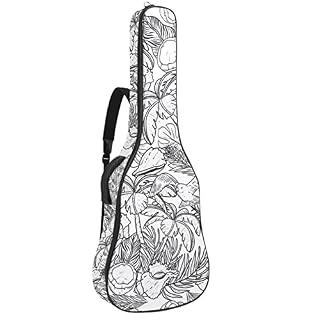 Housse de transport étanche pour guitare avec bandoulière réglable Motif vintage, Multicolore 10., 42.9×16.9×4.7 in… - Les Beatles, Paul McCartney, John Lennon, RIngo Starr, George Harrison