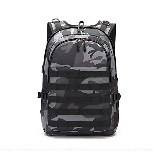 GZRUIGE Mochila para Hombre Escolar Pubg Battlefield Infantry Pack Camuflaje
