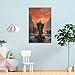 Sunset Epic Art Print Moses Leads People Poster Decorative Painting Canvas Wall Art Living Room Posters Bedroom Painting 24x36inch(60x90cm)