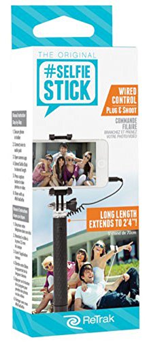 RETRAK ETSELFIEPW Wired Selfie Stick PET2