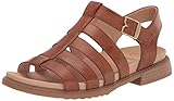 Dr. Scholl's Shoes Womens A OK Flat Sandal Brown Smooth 11 M