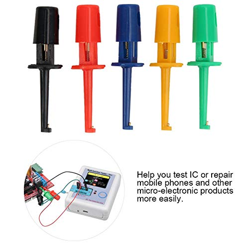 Image of Marhynchus Test Hooks, 20Pcs Multimeter Accessories Colorful Small Hook Clip Test Probe for Electronic Experiment Testing (Small Test Hook)