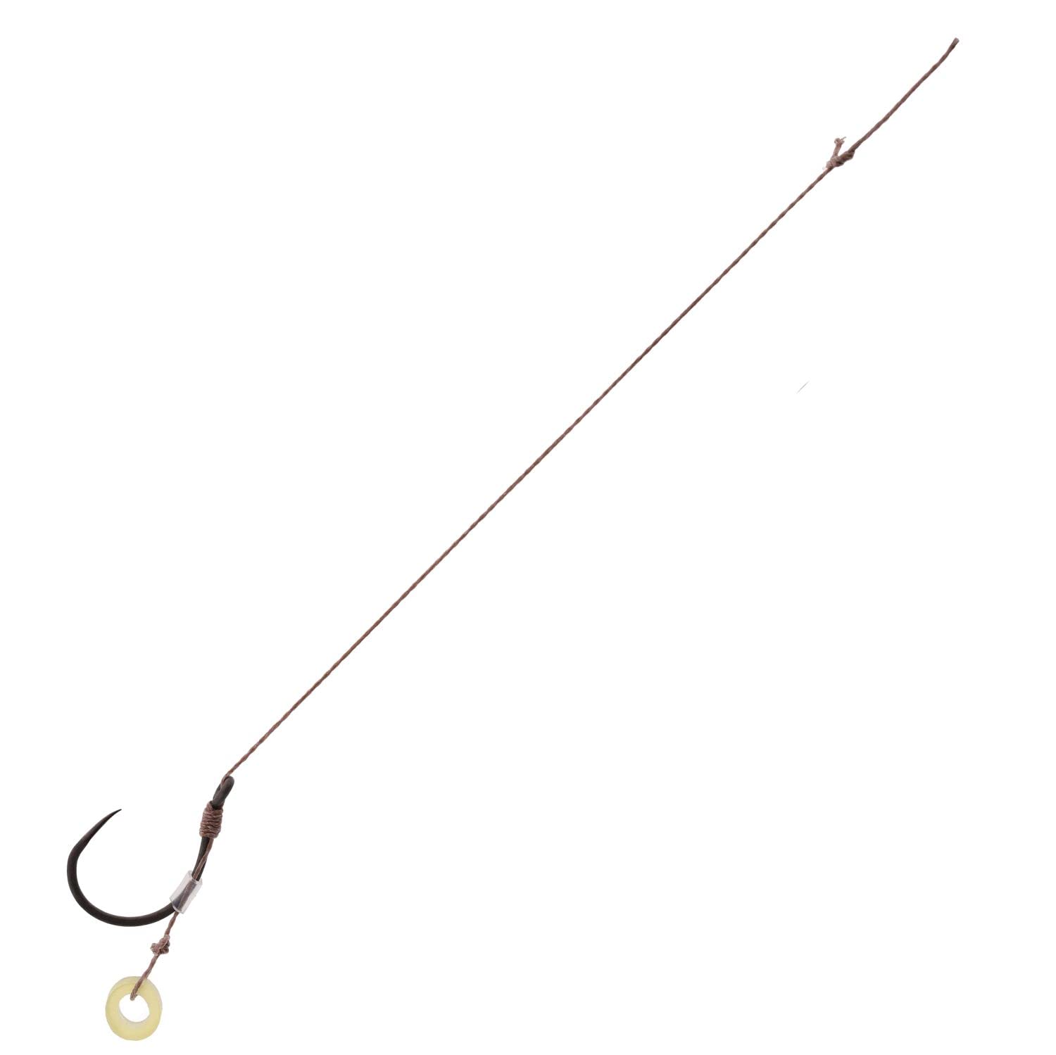 8 x Method Feeder BARBLESS Haken Rig`s mit Pellet- Bait Band Schonhaken und geflochtener Schnur von #4 bis #12 erhältlich