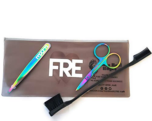 Edge and Wig Preparation Kit- Edges Brushes, Lace Scissors, Wig Tweezers