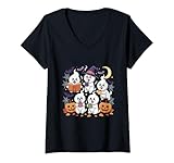 Photo Gallery donna dogs reading book halloween coffee lovers maglietta con collo a v Photo Gallery donna dogs reading book halloween coffee lovers maglietta con collo a v