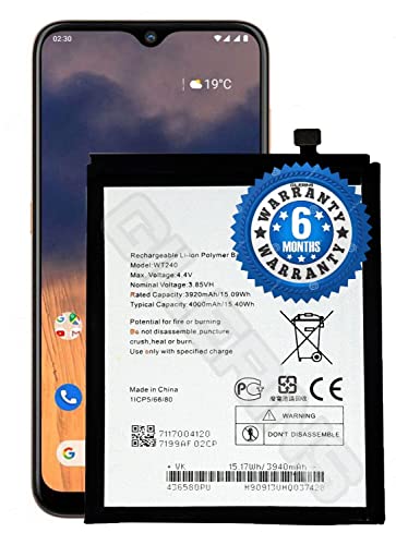 Image of Original WT240 Battery for Nokia 3.2 TA-1211 TA-1214 TA-1206 TA-1209 TA-1156 TA-1159 TA-1164 Battery with 6 Month Warranty ***(P0059)