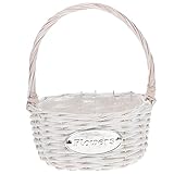 Geflochtener geschenkkorb – blumenstraußkorb – bewahrt ihre haushaltsgegenstände vor unordnung, spart platz im und einfach zu lagern und zu transportieren.