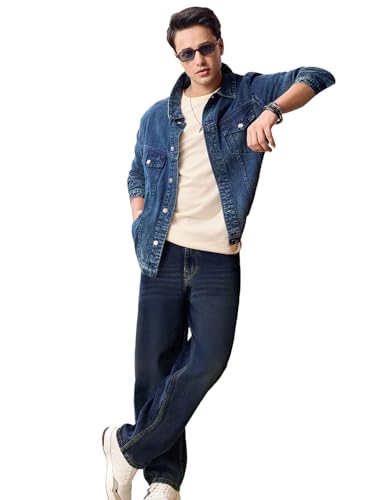 Image of Urbano Fashion Men Mid Rise Loose Jeans