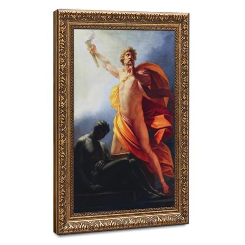 Tableau Prometheus de Heinrich Fuger, impression haute définition sur toile