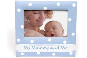 Mud Pie Baby Little Prince Blue Twill Photo Frame, My Mommy and Me